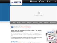 Tablet Screenshot of marvelinfomatics.com